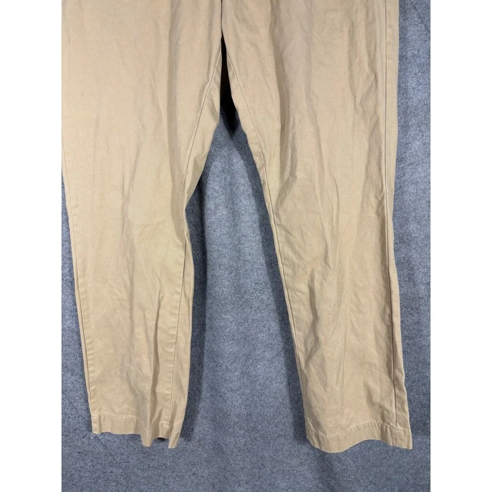 Banana Republic Emerson Chino Khaki Pants Mens 35x32 Tan Straight Leg‎ 859793-01